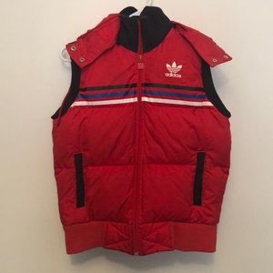 RARE! Vintage Red Adidas Vest!